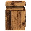 vidaXL Nočné stolíky 2 ks staré drevo 35x39x55 cm kompozitné drevo