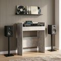 vidaXL DJ stôl Betónovo sivá 62 x 45 x 102 cm Kompozitné drevo