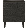 vidaXL Nočné stolíky 2 ks, čierne 40x33x46 cm, mangový masív