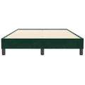 vidaXL Rám postele bez matraca Tmavo zelená 120x210 cm Zamat