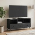 vidaXL TV skrinka Čierna 102 x 34,5 x 50 cm Kompozitné drevo
