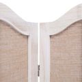 vidaXL 3-panelový paraván biely 105x165 cm látkový