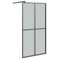 vidaXL Sprchová zástena 100 x 195 cm tmavé tvrdené sklo