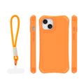 Puzdro Safepop s popruhom pre iPhone 14 6,1" oranžová