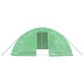 vidaXL Fóliovník s oceľovým rámom zelený 20 m² 5x4x2,3 m