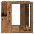 vidaXL Konferenčný stolík Staré drevo 32 x 32 x 30 cm Kompozitné drevo