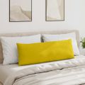 vidaXL Vankúše na pohovku 2 pcs Žltá 120 x 40 cm Kordúrová tkanina