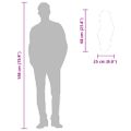 vidaXL Nástenné zrkadlo strieborné 60x25 cm