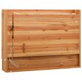 vidaXL LED kúpeľňová zrkadlová skrinka dubová 80x15x60 cm MDF