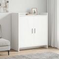 vidaXL Servírovacia skriňa Biela 72 x 36 x 80 cm Kompozitné drevo