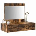 vidaXL Toaletný stolík Hnedá 83 x 40 x 70 cm Kompozitné drevo