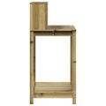 vidaXL Stôl na presádzanie s policami 82,5x50x109,5 cm impreg.borovica