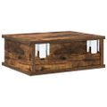 vidaXL Nočný stolík 2 ks Dymová dub 40 x 31 x 15 cm Kompozitné drevo