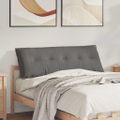 vidaXL Poduška na chrbát Svetlosivá 140 x 50 cm Kordúrová tkanina