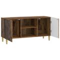 vidaXL TV skrinka 102 x 34,5 x 50 cm Staré drevo Kompozitné drevo