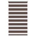 vidaXL Zebrová roleta 70,9x120 cm Šírka látky 66,7 cm, kávová
