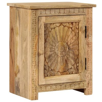 vidaXL Nočný stolík z masívneho mangovníkového dreva 40x30x50 cm