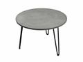 LC-M2-H-0 Luma Concrete Table – Medium Grey, Smooth