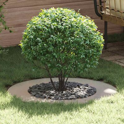 vidaXL vhodný pre plochý stromový krúžok Strieborná Ø50/80 cm