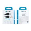Kábel Forever USB - microUSB 1,0 m 1A čierny