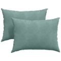 vidaXL Vankúše na pohovku 2 pcs Morská zelená 70 x 50 cm