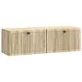 vidaXL Nástenná TV skrinka Dub sonoma 98 x 31 x 30 cm Kompozitné drevo