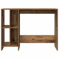 vidaXL Písací stôl staré drevo 102,5x35x75 cm kompozitné drevo