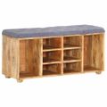 vidaXL Lavička do chodby 100x35x47 cm masívne mangovníkové drevo