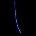 vidaXL LED Vianočný stromček so zemnými kolíkmi Modrá 511 cm Kov