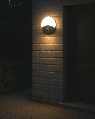 Q-18AD LED 18W/1260lm/4000K nástenné, senzorové, okrúhle svietidlo - biela QTEC