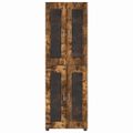 vidaXL Highboard FLORIN 60 x 35 x 182 cm Dymová dub Kompozitné drevo