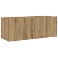VidaXL 8 dielna súprava nástennej TV skrinky Artisan Oak