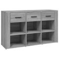 vidaXL Komoda sivá sonoma 100x30x59,5 cm spracované drevo