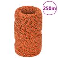vidaXL Lodné lano oranžové 2 mm 250 m polypropylén