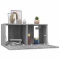 vidaXL TV stolíky 4 ks sivý dub sonoma 60x30x30 cm spracované drevo