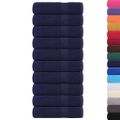 vidaXL Utierky na ruky FROGN 10 ks námornícka modrá 50x100 cm 360 g/m²