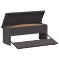 vidaXL Krmítko s pedálom pre kura Čierna 48,5 x 39,5 x 19 cm 5 kg