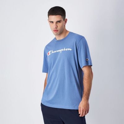 Tričko Big Logo Jersey Blue - Champion, veľkosť L, veľkosť oblečenia L
