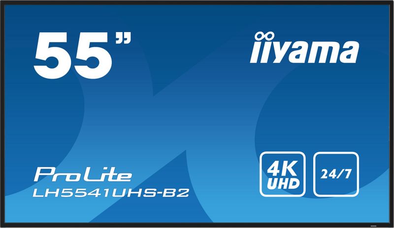 55'' iiyama LH5541UHS-B2: IPS, 4K UHD, 500cd, repro
