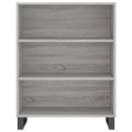vidaXL Vysoká skrinka sivý dub sonoma 69,5x34x180 cm spracované drevo