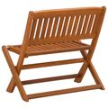vidaXL Detská lavica 1 -Seater 61 x 38 x 57 cm Hnedá Skladací