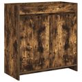 vidaXL Skriňa pod umývadlo do kúpeľne Dymový dub 78,5 x 37,5 x 81 cm