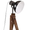 vidaXL Podlahová lampa 25 W čierna 45x45x120 cm E27