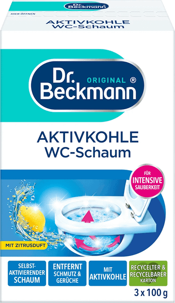 DR. BECKMANN WC pena s aktívnym uhlím 300g