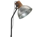 vidaXL Podlahová lampa 25 W starožitná strieborná 30x30x100-150 cm E27