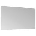 vidaXL Zrkadlo do kúpeľne s LED Priehľadná 90 x 50 cm tvrdené sklo