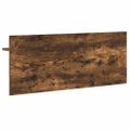 vidaXL Vešiak na stenu Nástenná montáž Dymová dub 100 x 40 x 12 cm