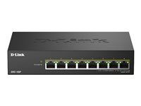 D-Link DMS-108P - Prepínač - neriadený - 8 x 10/100/1000/2.5G - desktop - PoE+ (230 W)