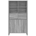 vidaXL Servírovacia skriňa Sivý Sonoma 81 x 36 x 150.5 cm