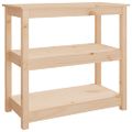 vidaXL Konzolový stolík 80x40x74 cm masívne borovicové drevo